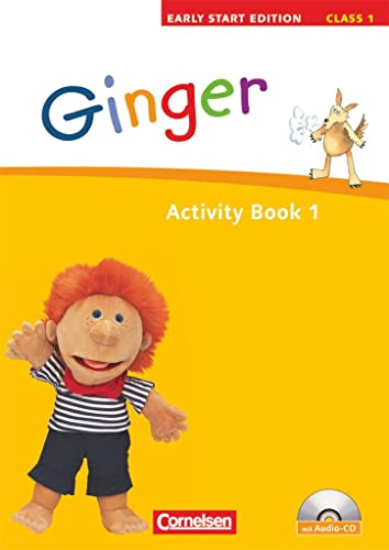 Ginger - Lehr- und Lernmaterial für den früh beginnenden Englischunterricht - Early Start Edition - Ausgabe 2008 - Band 1: 1. Schuljahr: Activity Book mit Lieder-/Text-CD (Kurzfassung)